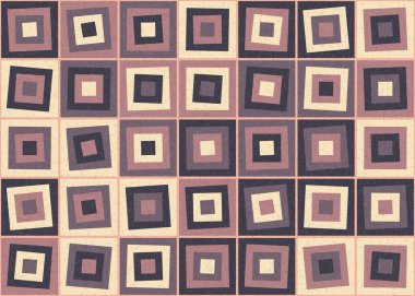 Soyut Geometrik Desen üretken hesaplama sanatı çizimi 