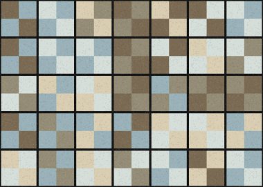 Soyut Geometrik Desen üretken hesaplama sanatı çizimi 