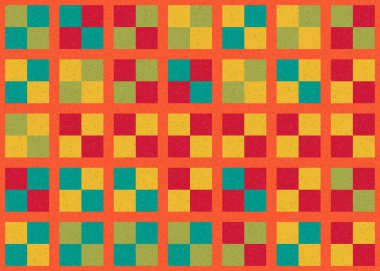 Soyut Geometrik Desen üretken hesaplama sanatı çizimi  