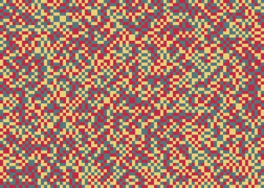 Soyut Geometrik Desen üretken hesaplama sanatı çizimi 