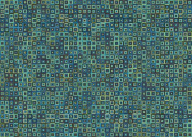 Soyut Geometrik Desen üretken hesaplama sanatı çizimi  