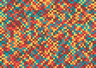 Soyut Geometrik Desen üretken hesaplama sanatı çizimi 