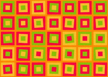 Soyut Geometrik Desen Üretken hesaplama sanatı, vektör illüstrasyonu