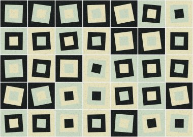 Soyut Geometrik Desen üretken hesaplama sanatı çizimi  