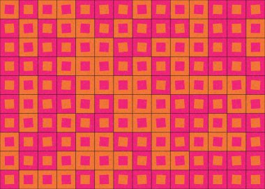Soyut Geometrik Desen üretken hesaplama sanatı çizimi  
