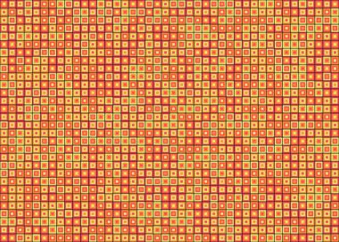 Soyut Geometrik Desen üretken hesaplama sanatı çizimi  