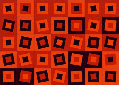 Soyut Geometrik Desen üretken hesaplama sanatı çizimi  