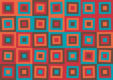 Soyut Geometrik Desen Üretken hesaplama sanatı, vektör illüstrasyonu