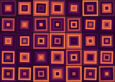 Soyut Geometrik Desen Üretken hesaplama sanatı, vektör illüstrasyonu