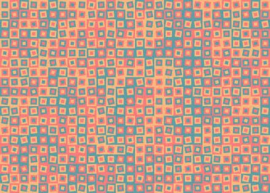 Soyut Geometrik Desen üretken hesaplama sanatı çizimi  