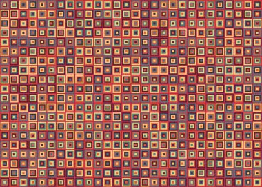 Soyut Geometrik Desen üretken hesaplama sanatı çizimi  