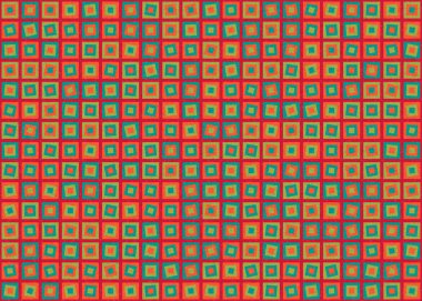 Soyut Geometrik Desen üretken hesaplama sanatı çizimi  