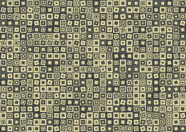 Abstrakte Geometrische Muster Generative Computergestützte Kunstillustration — Stockvektor