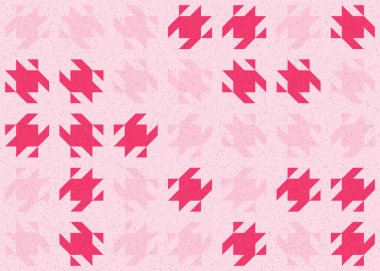 Soyut Geometrik Desen üretken hesaplama sanatı çizimi  