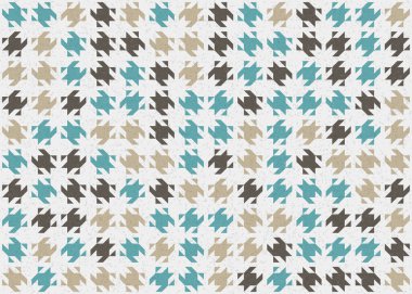 Soyut Geometrik Desen üretken hesaplama sanatı çizimi  