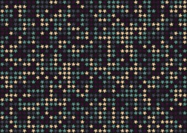 Soyut Geometrik Desen üretken hesaplama sanatı çizimi  