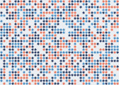 Soyut Geometrik Desen üretken hesaplama sanatı çizimi  