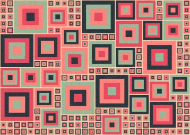 Soyut renk geometrik şekillendirilebilir kalıplı hesaplanabilir hesaplama sanatı illüstrasyonu, baskılar, web sayfaları, şablonlar, posterler ve arkaplan için tasarım ögesi 