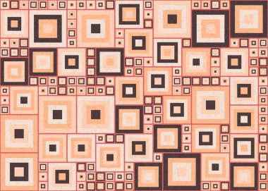 Soyut renk geometrik şekillendirilebilir kalıplı hesaplanabilir hesaplama sanatı illüstrasyonu, baskılar, web sayfaları, şablonlar, posterler ve arkaplan için tasarım ögesi 