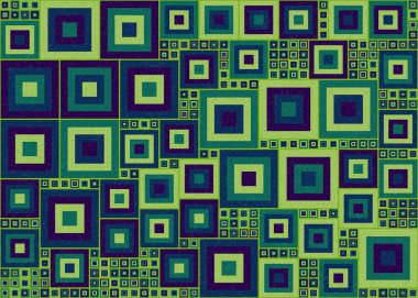 Soyut renk geometrik şekillendirilebilir kalıplı hesaplanabilir hesaplama sanatı illüstrasyonu, baskılar, web sayfaları, şablonlar, posterler ve arkaplan için tasarım ögesi 