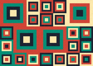 Soyut renk geometrik şekillendirilebilir kalıplı hesaplanabilir hesaplama sanatı illüstrasyonu, baskılar, web sayfaları, şablonlar, posterler ve arkaplan için tasarım ögesi 