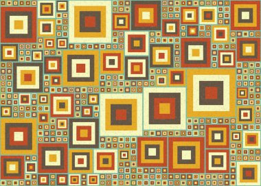 Soyut Geometrik Desen Üretken hesaplama sanatı, vektör illüstrasyonu