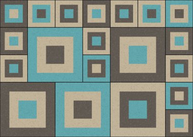 Soyut Geometrik Desen Üretken hesaplama sanatı, vektör illüstrasyonu