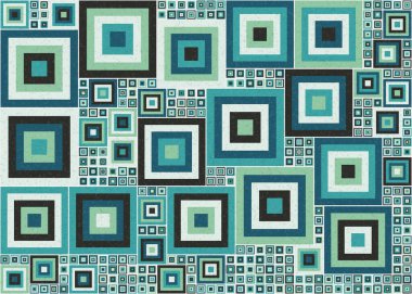 Soyut renk geometrik şekillendirilebilir kalıplı hesaplanabilir hesaplama sanatı illüstrasyonu, baskılar, web sayfaları, şablonlar, posterler ve arkaplan için tasarım ögesi 