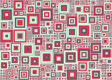 Soyut renk geometrik şekillendirilebilir kalıplı hesaplanabilir hesaplama sanatı illüstrasyonu, baskılar, web sayfaları, şablonlar, posterler ve arkaplan için tasarım ögesi 