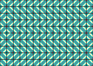 Soyut Geometrik Desen, üretken hesaplama sanatı çizimi  