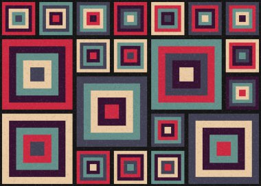 Soyut renk geometrik şekillendirilebilir kalıplı hesaplanabilir hesaplama sanatı illüstrasyonu, baskılar, web sayfaları, şablonlar, posterler ve arkaplan için tasarım ögesi 