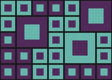 Soyut renk geometrik şekillendirilebilir kalıplı hesaplanabilir hesaplama sanatı illüstrasyonu, baskılar, web sayfaları, şablonlar, posterler ve arkaplan için tasarım ögesi 