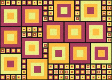 Soyut renk geometrik şekillendirilebilir kalıplı hesaplanabilir hesaplama sanatı illüstrasyonu, baskılar, web sayfaları, şablonlar, posterler ve arkaplan için tasarım ögesi 