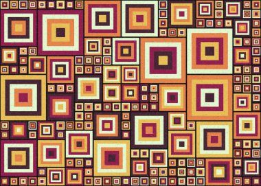 Soyut renk geometrik şekillendirilebilir kalıplı hesaplanabilir hesaplama sanatı illüstrasyonu, baskılar, web sayfaları, şablonlar, posterler ve arkaplan için tasarım ögesi 