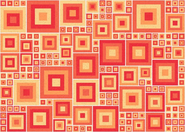 Abstract Color Geometric Tileable Pattern Generative Computational Art Illustration Elemento —  Vetores de Stock