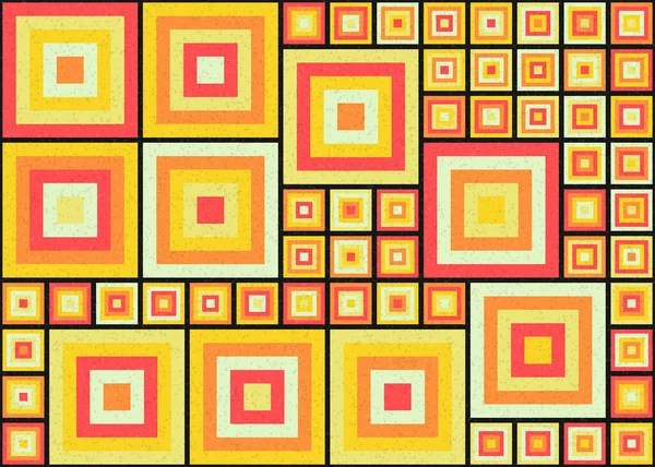 Abstrakte Farbe Geometrisch Kachelbare Muster Generative Computergrafik Illustration Gestaltungselement Für — Stockvektor