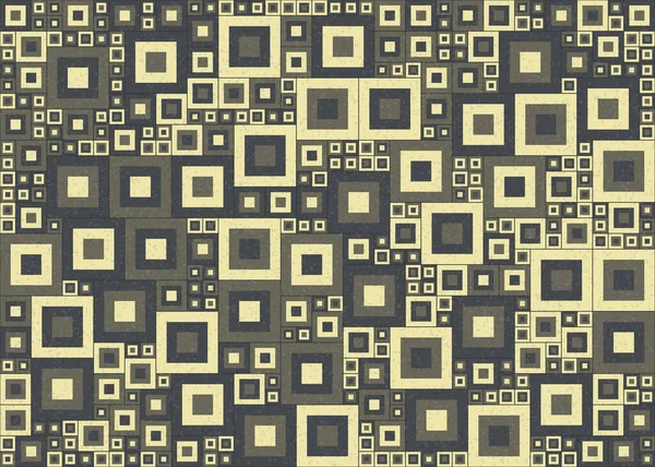 Abstract Color Geometric Tileable Pattern Generative Computational Art Illustration Elemento —  Vetores de Stock