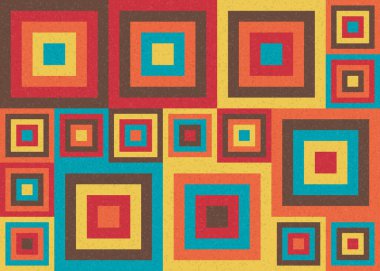 Soyut Geometrik Desen Üretken hesaplama sanatı, vektör illüstrasyonu