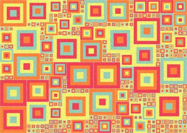 Soyut renk geometrik şekillendirilebilir kalıplı hesaplanabilir hesaplama sanatı illüstrasyonu, baskılar, web sayfaları, şablonlar, posterler ve arkaplan için tasarım ögesi 