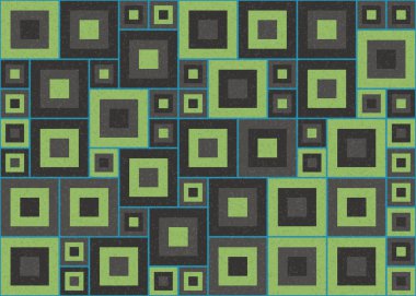 Soyut Geometrik Desen Üretken hesaplama sanatı, vektör illüstrasyonu