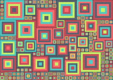 Soyut renk geometrik şekillendirilebilir kalıplı hesaplanabilir hesaplama sanatı illüstrasyonu, baskılar, web sayfaları, şablonlar, posterler ve arkaplan için tasarım ögesi 