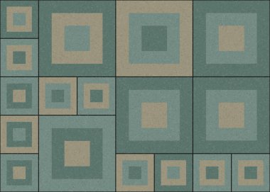 Soyut Geometrik Desen Üretken hesaplama sanatı, vektör illüstrasyonu