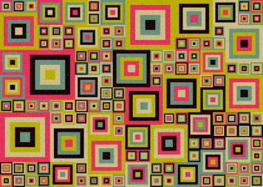 Soyut renk geometrik şekillendirilebilir kalıplı hesaplanabilir hesaplama sanatı illüstrasyonu, baskılar, web sayfaları, şablonlar, posterler ve arkaplan için tasarım ögesi 