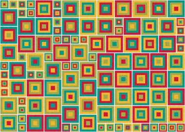 Soyut renk geometrik şekillendirilebilir kalıplı hesaplanabilir hesaplama sanatı illüstrasyonu, baskılar, web sayfaları, şablonlar, posterler ve arkaplan için tasarım ögesi 