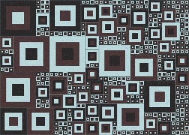 Soyut renk geometrik şekillendirilebilir kalıplı hesaplanabilir hesaplama sanatı illüstrasyonu, baskılar, web sayfaları, şablonlar, posterler ve arkaplan için tasarım ögesi 