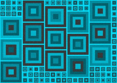 Soyut Geometrik Desen Üretken hesaplama sanatı, vektör illüstrasyonu