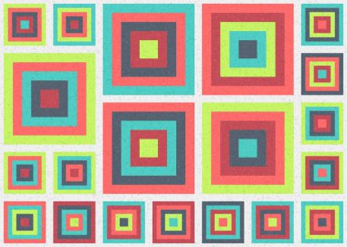 Soyut renk geometrik şekillendirilebilir kalıplı hesaplanabilir hesaplama sanatı illüstrasyonu, baskılar, web sayfaları, şablonlar, posterler ve arkaplan için tasarım ögesi 