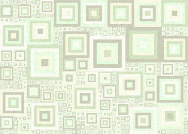 Soyut Geometrik Desen, üretken hesaplama sanatı çizimi  