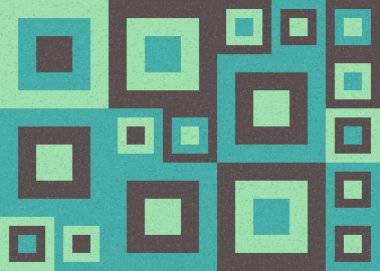 Soyut Geometrik Desen Üretken hesaplama sanatı, vektör illüstrasyonu