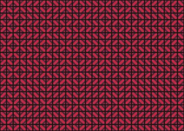 Soyut Geometrik Desen, üretken hesaplama sanatı, vektör illüstrasyonu  